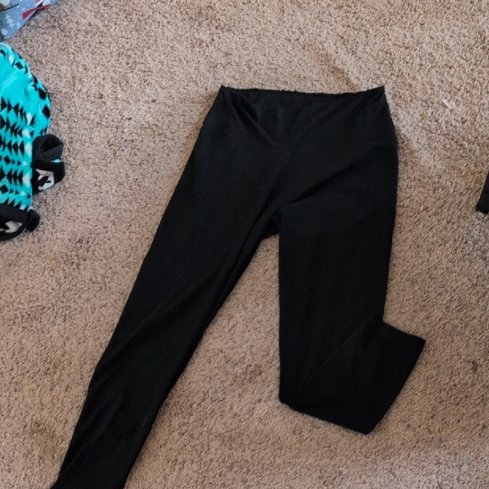 Black Stretch Leggings 3 Pair